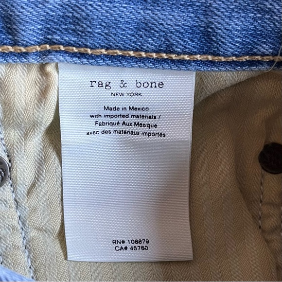 NEW Rag & Bone Men’s Straight Leg Denim Jeans size 30 Extra Slim - Picture 8 of 10
